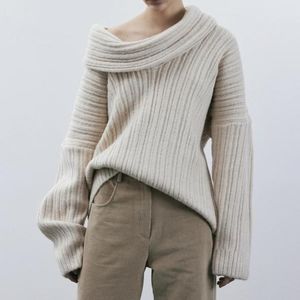 Becca Oversized High Roll Knit Pullover
